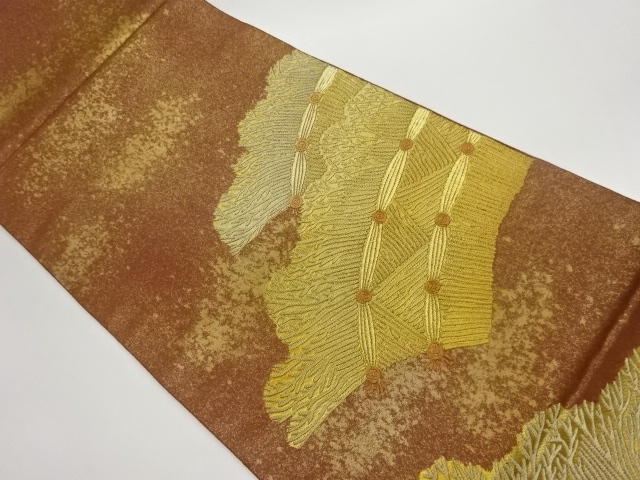 JAPANESE FUKURO OBI / WOVEN FENCE